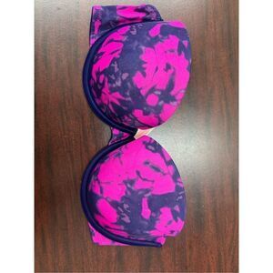 PINK Victoria’s Secret Tie Dye Wear Everywhere Strapless Bra Size 32D